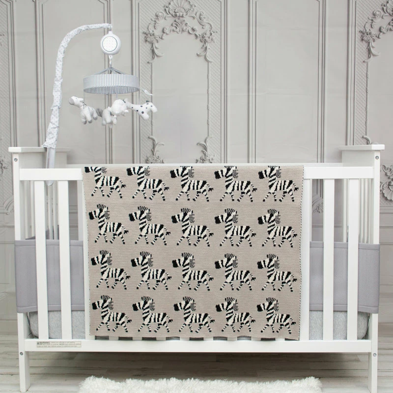 Parkland Collection Zara Grey Knitted 32" X 40" Baby Blanket BTRK21167 2 Parkland Collection Zara Grey Knitted 32" X 40" Baby Blanket BTRK21167 - Image 2