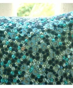 The HomeCentric 3D Sequins Blue Pillow Shams, Art Silk 24"x24" Pillow Shams, Sea The Dream 7 The HomeCentric 3D Sequins Blue Pillow Shams, Art Silk 24"x24" Pillow Shams, Sea The Dream -Bare Sales Store 00d18c410515f7dd 1715 w800 h800 b0 p0