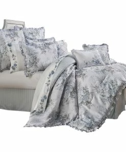 Royal Court Estelle Farmhouse Floral 4 Piece Queen Comforter Set