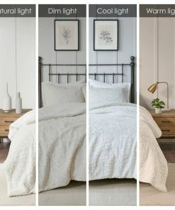 Olliix Madison Park Paisley Embroidered Long Fur Ultra Plush Comforter Mini Set, King -Bare Sales Store 01512f07026b88d7 1464 w800 h800 b1 p0