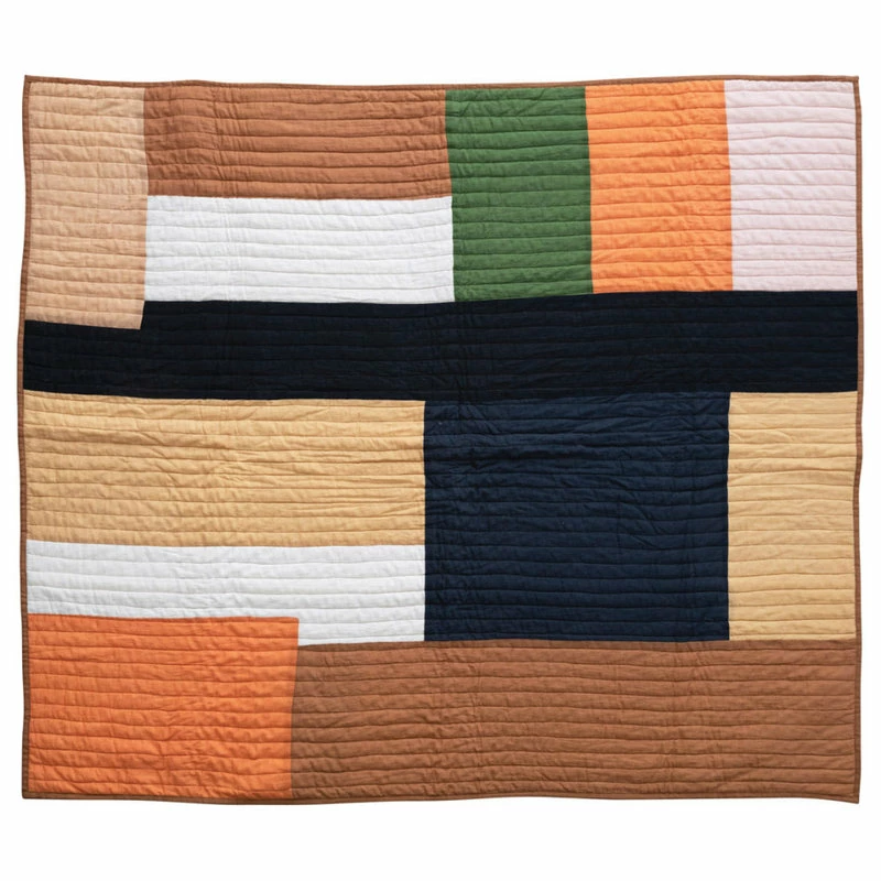 CREATIVE CO-OP Recycled Quilted Cotton Patchwork Quilt 1 CREATIVE CO-OP Recycled Quilted Cotton Patchwork Quilt