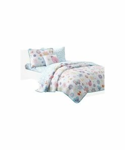 Olliix Mi Zone Kids Fluttering Butterfly Complete Coverlet And Sheet Set Antimicrobial