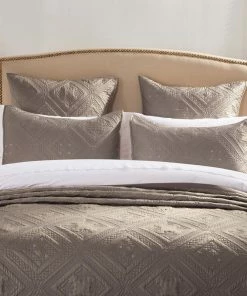 Calla Angel Fern Crystal Pillow Sham, Khaki, Standard -Bare Sales Store 031105cc0893ca34 2170 w800 h800 b0 p0