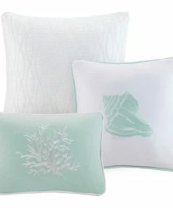 Olliix Harbor House Coastline Coastal Coral Seaside 6-Piece Comforter Set, Blue, King -Bare Sales Store 033184c70310227f 7517 w800 h800 b1 p0