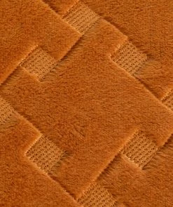 BNF Home Tatami Quilted Faux Fur Bedspread Set, Burnt Orange, King -Bare Sales Store 03e17211030336ea 5562 w800 h800 b0 p0