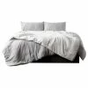 Ella Jayne Reversible Brushed Microfiber Plush Down-Alt Comforter 3 Piece Set, White/Platin