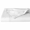 Bare Home Microfiber Flat / Top Sheet, White, Full