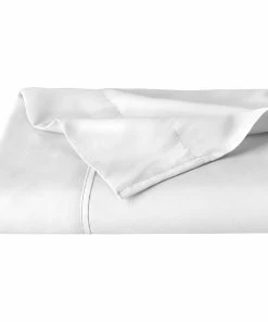 Bare Home Microfiber Flat / Top Sheet, White, Full
