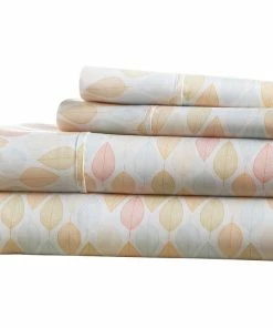 Ienjoy Home Home Collection Premium Ultra Soft Fall Foliage 4-Piece Bed Sheet Set, Full