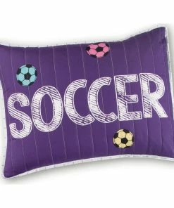 Lush Décor Girls Soccer Kick Quilt Set, Purple, Twin, 4 Piece -Bare Sales Store 0621b2b00f60cb7a 9685 w800 h800 b1 p0