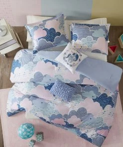 Olliix Kids Cotton Comforter/Duvet Cover/Coverlet Set, Blue, Full/Queen, Comforter -Bare Sales Store 067170ea016dfe5f 3404 w800 h800 b0 p0