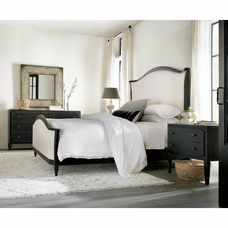 Hooker Furniture Ciao Bella 2-Drawer Nightstand, Black 7 Hooker Furniture Ciao Bella 2-Drawer Nightstand, Black - Image 7