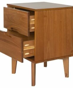 Walker Edison Mid Century Modern 2 Drawer Wood Nightstand - Caramel -Bare Sales Store 06f171f702f10104 0098 w800 h800 b1 p0