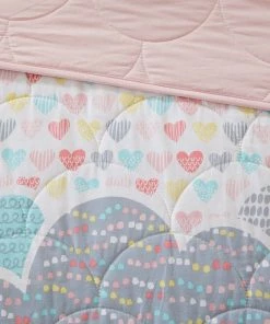 Olliix Kids Cotton Comforter/Duvet Cover/Coverlet Set, Pink, Full/Queen, Coverlet -Bare Sales Store 0991b331016dfe3e 3118 w800 h800 b0 p0