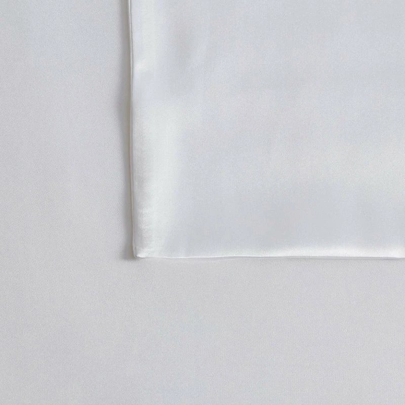 Olliix Madison Park Mulberry Silk Luxury Single Pillowcase, White, King 7 Olliix Madison Park Mulberry Silk Luxury Single Pillowcase, White, King - Image 7