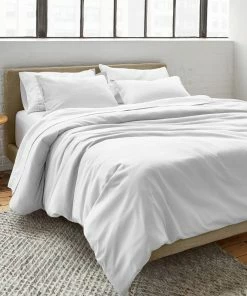 Bare Home Twin/Twin XL Microfiber Duvet Cover Set, White -Bare Sales Store 0ac12eca023c971c 8437 w800 h800 b0 p0