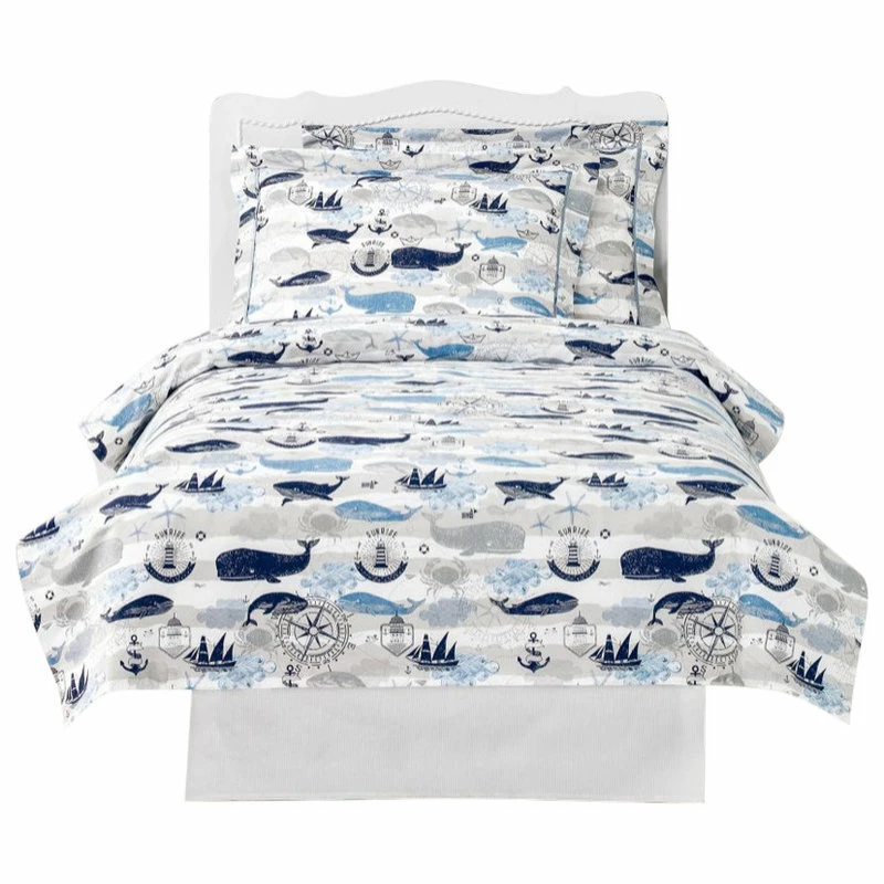 Togas Sea Adventures Snow White And Blue Pillowcase Baby 1 Togas Sea Adventures Snow White And Blue Pillowcase Baby