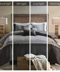 Olliix Madison Park Microsuede Printed 7-Piece Comforter Set, Queen -Bare Sales Store 0be14edf026ba0cb 0940 w800 h800 b1 p0