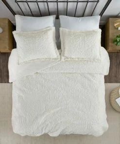 Olliix Madison Park Paisley Embroidered Long Fur Ultra Plush Comforter Mini Set, King -Bare Sales Store 0be169330fa8a323 1464 w800 h800 b0 p0