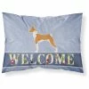 The-store Basenji Welcome Fabric Standard Pillowcase