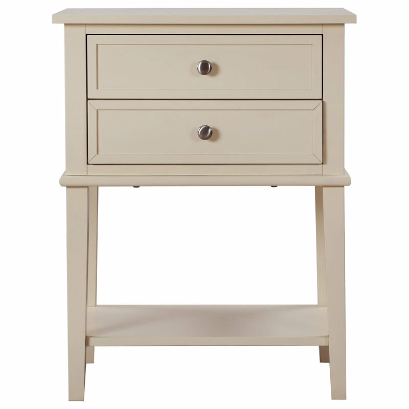 Glory Furniture Newton Two Drawer Nightstand, Beige 3 Glory Furniture Newton Two Drawer Nightstand, Beige - Image 3