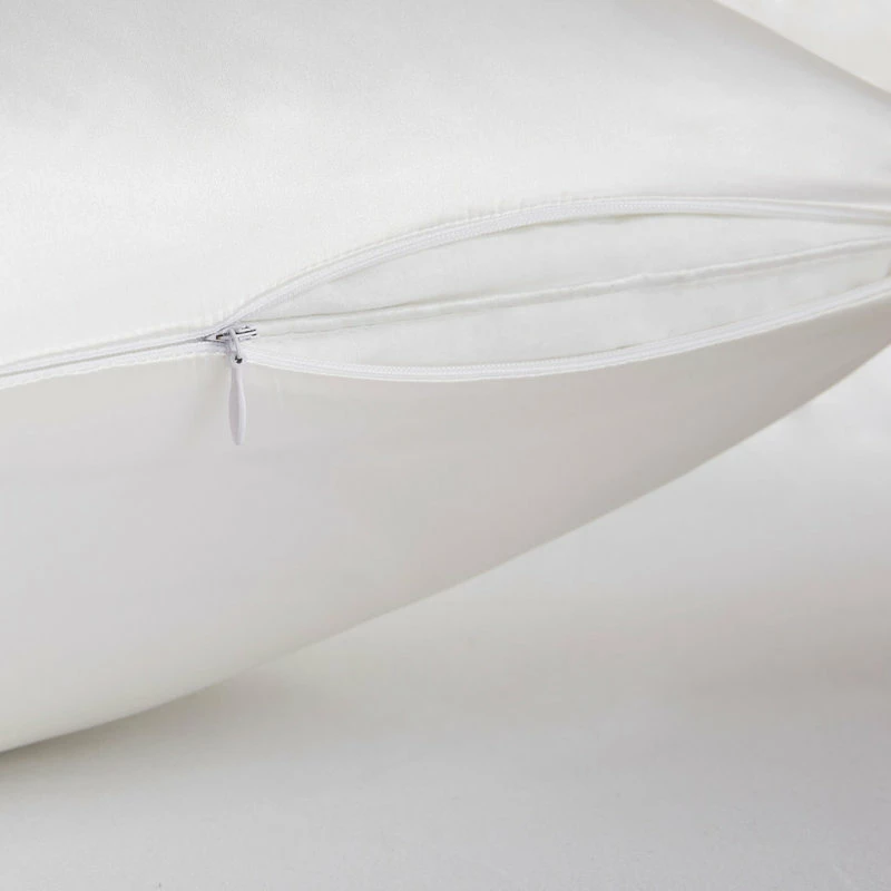 Olliix Madison Park Mulberry Silk Luxury Single Pillowcase, White, King 6 Olliix Madison Park Mulberry Silk Luxury Single Pillowcase, White, King - Image 6