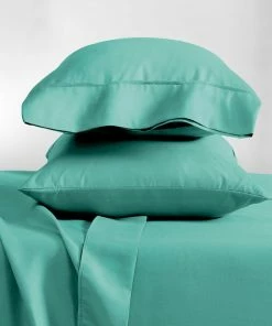 Bare Home Microfiber Pillowcases - Set Of 2, Turquoise, Standard