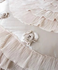 Tache Home Fashion 6-Piece Frosted Fields Faux Satin Luxury Comforter Set, King -Bare Sales Store 18a1840f0b914681 5936 w800 h800 b0 p0