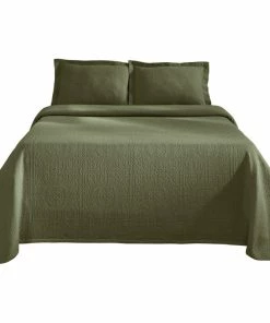 Blue Nile Mills Fleur De Lis 100% Cotton Bedspread