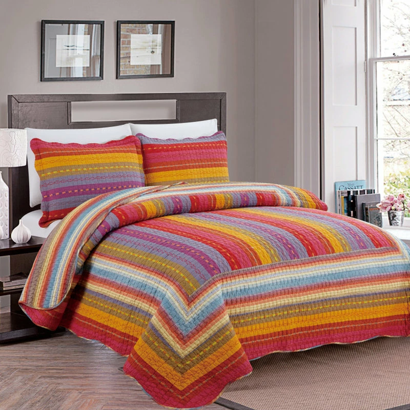 Melange Home Sedona Cotton Quilt Set, Photo, King 3 Melange Home Sedona Cotton Quilt Set, Photo, King - Image 3