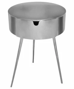 Meridian Furniture Bali Metal Side Table/Nightstand, Silver -Bare Sales Store 1db1cb8b0eff4f67 9157 w800 h800 b1 p0