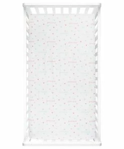 Lush Decor Baby Unicorn Heart Rainbow Micro Mink Fitted Crib Sheet Multi 2Pk 28x52x9 -Bare Sales Store 1de162e20050a112 9579 w800 h800 b1 p0