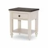 Legacy Classic Legacy Brookhaven Open Nightstand Vintage Linen And Rustic Dark Elm Color Wood