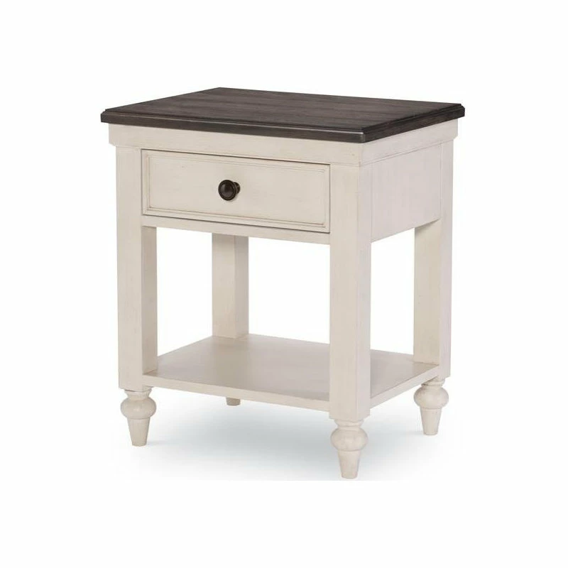 Legacy Classic Legacy Brookhaven Open Nightstand Vintage Linen And Rustic Dark Elm Color Wood 1 Legacy Classic Legacy Brookhaven Open Nightstand Vintage Linen And Rustic Dark Elm Color Wood