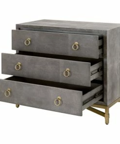 Essentials For Living Strand Shagreen 3-Drawer Nightstand -Bare Sales Store 21b18eb503a366e3 5548 w800 h800 b1 p0
