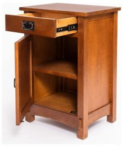 Crafters And Weavers Arts And Crafts 1 Door, 1 Drawer Nightstand -Bare Sales Store 21f19fee03a4c1e3 7571 w800 h800 b1 p0