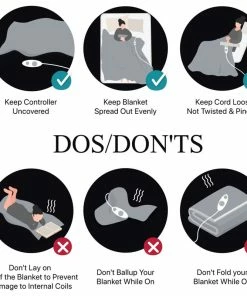 Olliix Beautyrest Heated 60x70" Kids Throw Blanket, Blue Penguins -Bare Sales Store 22618e0a02c3fb11 1855 w800 h800 b1 p0