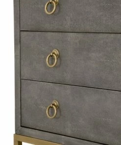 Essentials For Living Strand Shagreen 3-Drawer Nightstand -Bare Sales Store 2291c29e03a366e4 5548 w800 h800 b0 p0