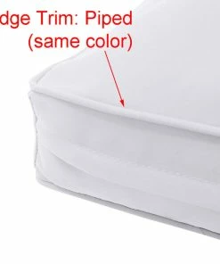 PROLINEMAX |COVER ONLY| Outdoor Piped Trim 8" Twin Size Daybed Fitted Sheet Slipcover AD108 -Bare Sales Store 22a11561003c71aa 0288 w800 h800 b0 p0