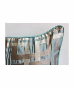 The HomeCentric Green Maze Optic Striped 24"x24" Jacquard Pillow Shams, Opulence -Bare Sales Store 234126d005160dc9 1898 w800 h800 b0 p0