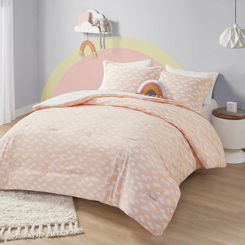 Olliix Urban Habitat Kids Cotton Queen Comforter Set In Yellow And Coral UHK10-0185 3 Olliix Urban Habitat Kids Cotton Queen Comforter Set In Yellow And Coral UHK10-0185 - Image 3