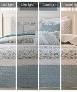 Olliix Madison Park Percale Printed 6-Piece Coverlet Set, Full/Queen -Bare Sales Store 2521581502786935 1476 w800 h800 b1 p0