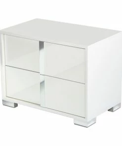 Vig Furniture Inc. Modrest San Marino Modern White Nightstand, Right