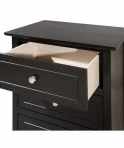 Brady Furniture Industries 3 Drawer Nightstand, Black -Bare Sales Store 25911eea011fbac6 0372 w800 h800 b1 p0