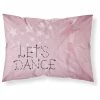 The-store Let's Dance Linen Pink Fabric Standard Pillowcase