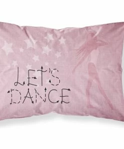 The-store Let's Dance Linen Pink Fabric Standard Pillowcase