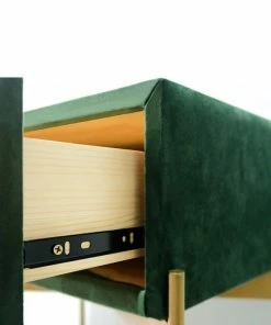 HOMARY Green Bedroom Nightstand With Drawer Velvet Upholstered Bedside Table 11 HOMARY Green Bedroom Nightstand With Drawer Velvet Upholstered Bedside Table -Bare Sales Store 2911ab3600ed6fff 1180 w800 h800 b0 p0