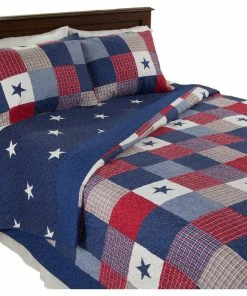 Lavish Home Caroline Quilt Set, Twin, 2 Piece