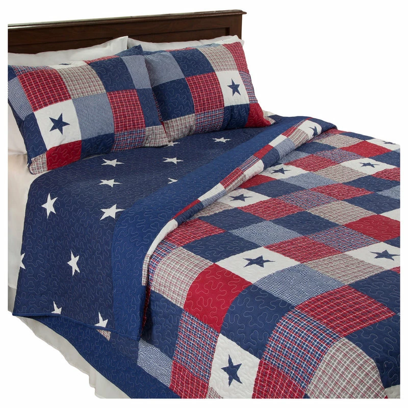 Lavish Home Caroline Quilt Set, Twin, 2 Piece 1 Lavish Home Caroline Quilt Set, Twin, 2 Piece