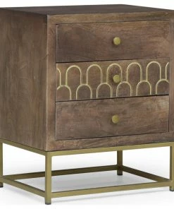 GDFStudio Javayah Wooden Night Stand